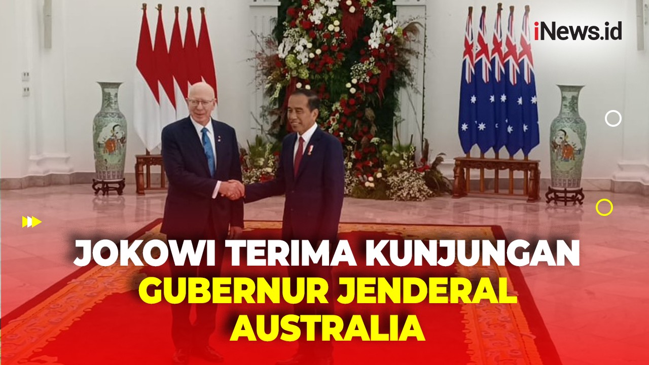 Jokowi Terima Lawatan Gubernur Jenderal Australia di Istana Bogor