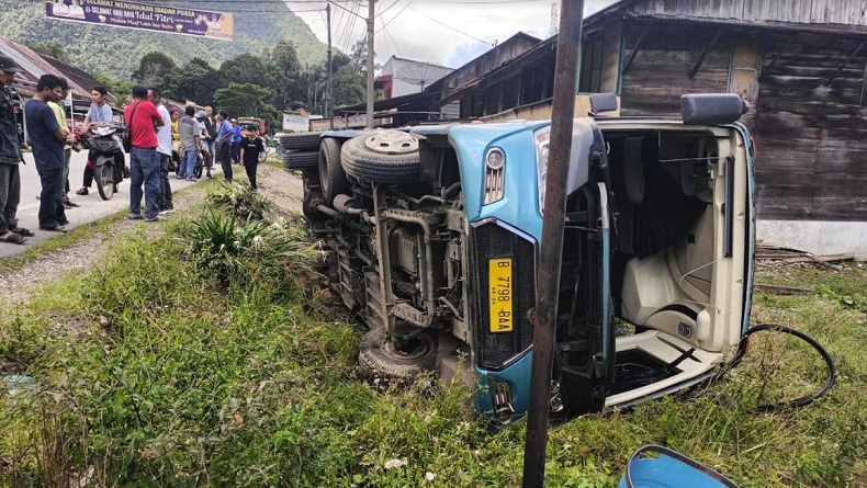 Terungkap, Sopir Bus Tabrak 4 Pejalan Kaki di Toba Positif Sabu