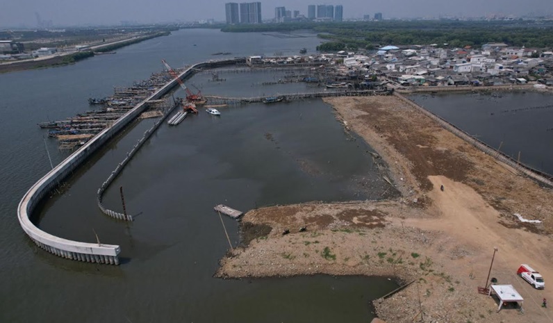 Progres Tanggul Laut Teluk Jakarta Capai 53 Persen, Ditargetkan Rampung Tahun Ini