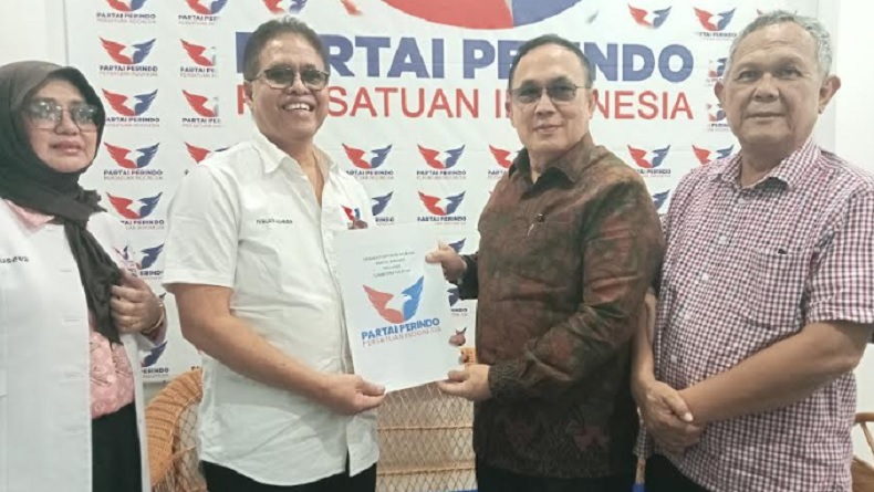 Datangi DPW Perindo, Mantan Wali Kota Palembang 2 Periode Ambil Formulir Balon Gubernur Sumsel