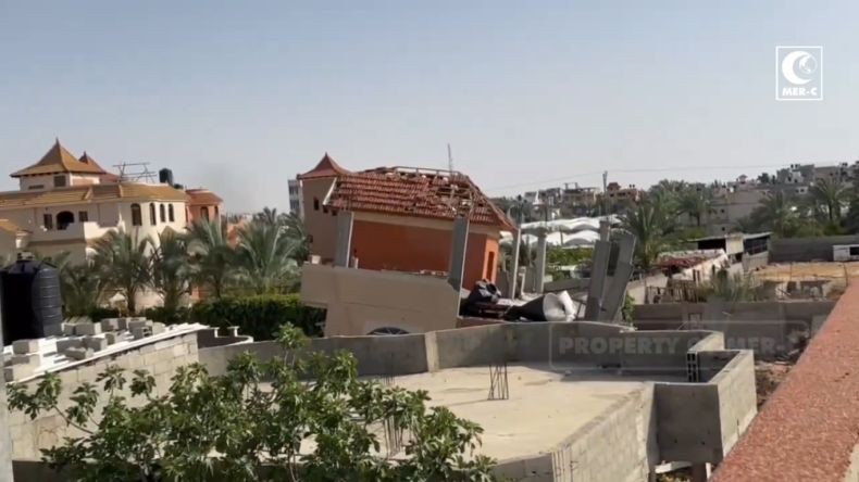 Serangan Udara Israel Nyaris Hantam Guest House MER-C Indonesia di Rafah