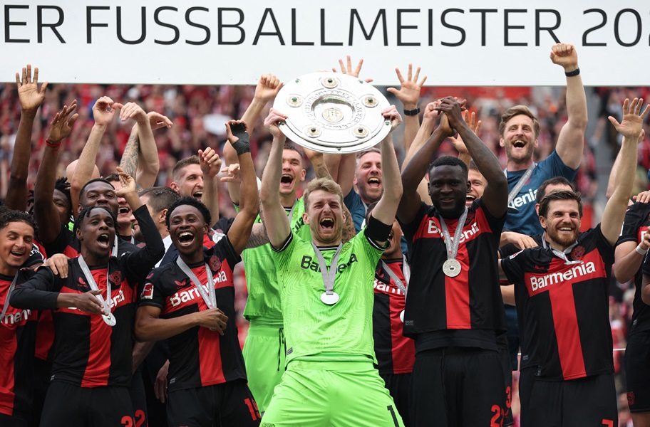 Bayer Leverkusen Jadi Klub Jerman Pertama Juara Liga Tanpa Kalah, Bayern Munchen Pun Tak Sanggup
