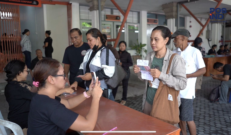 Salurkan Bansos Sembako dan PKH di Denpasar, Pendamping PKH Apresiasi Pos Indonesia