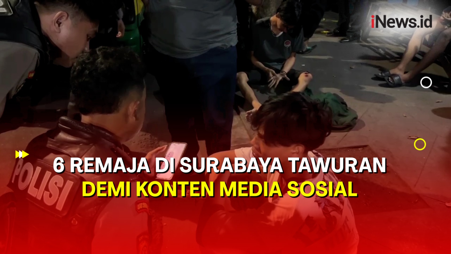 Bikin Geleng Kepala, 6 Remaja di Surabaya Gelar Tawuran Demi Konten di Media Sosial