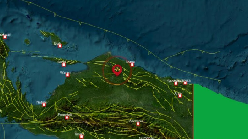 Gempa Bumi M5,3 Guncang Mamberamo Tengah, Warga Diimbau Tetap Tenang