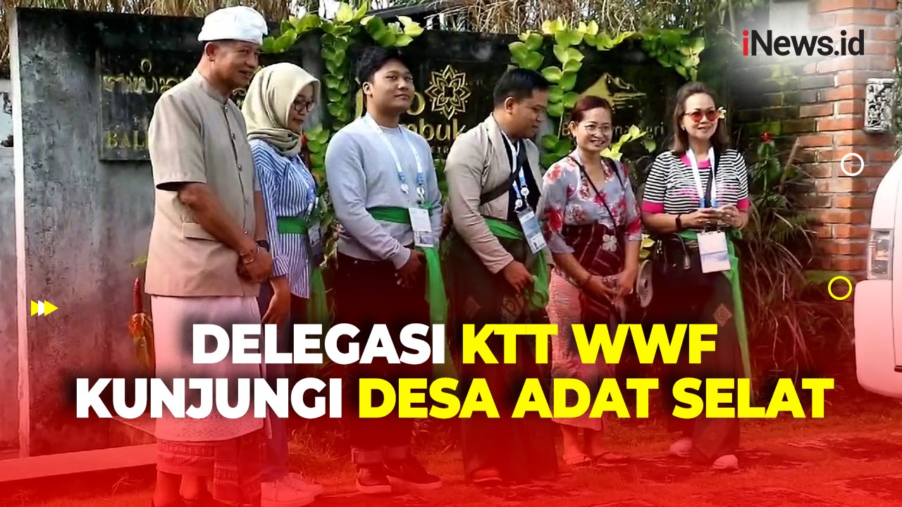 Kunjungi Desa Adat Selat, Delegasi KTT WWF Pelajari Budaya dan Tradisi Masyarakat Bali