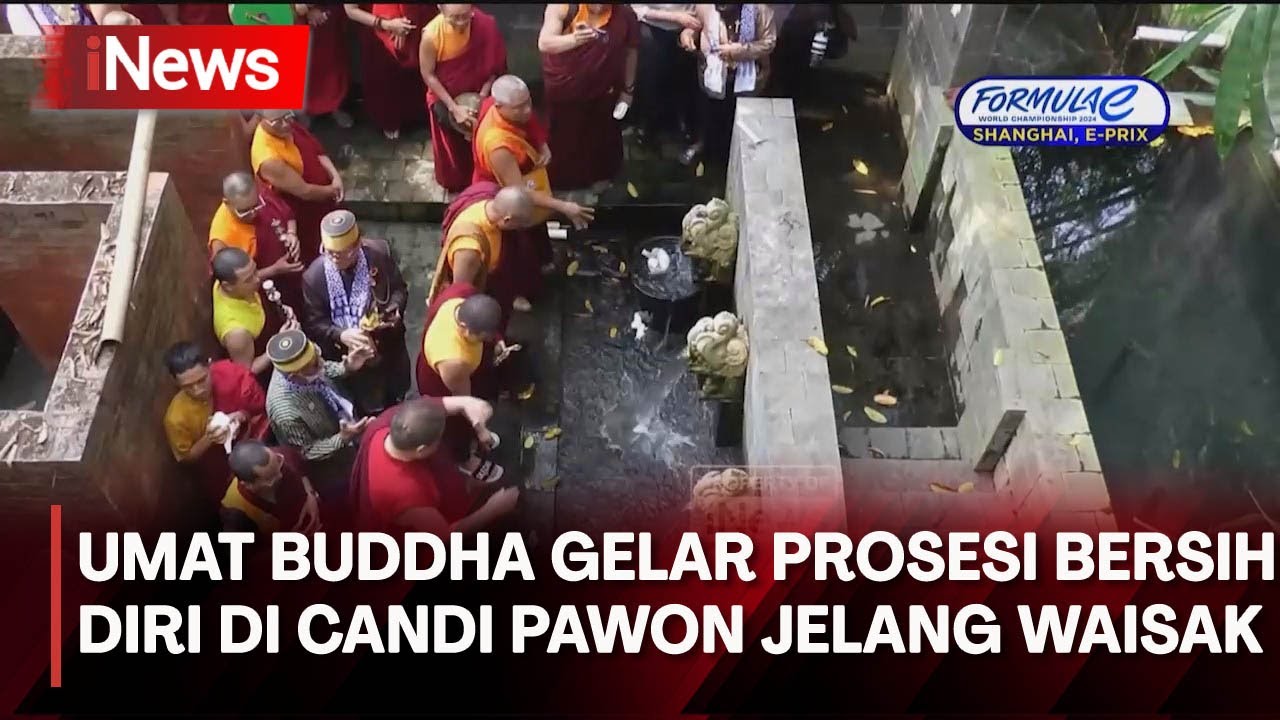Jelang Waisak, Umat Buddha Jalani Ritual Bersih Diri di Sekitar Candi Pawon