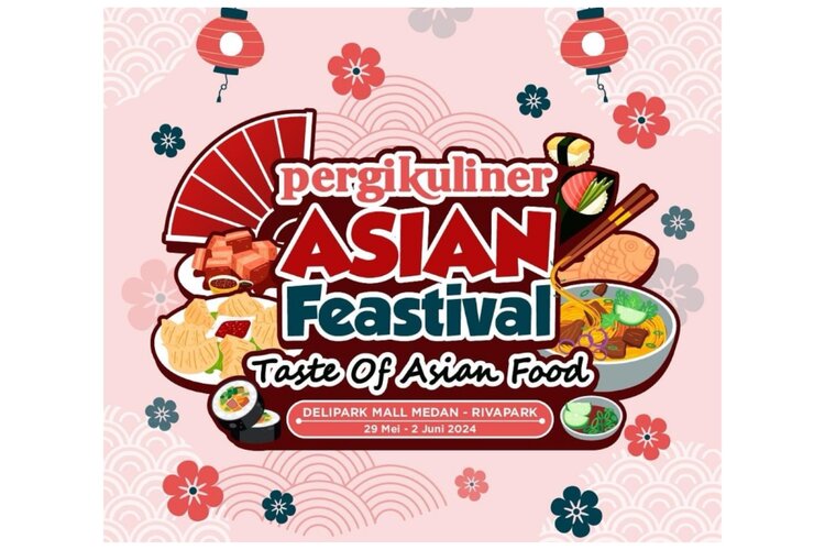 Serbu Jajanan Khas Asia di Pergikuliner Asian Festival Delipark Mall Medan