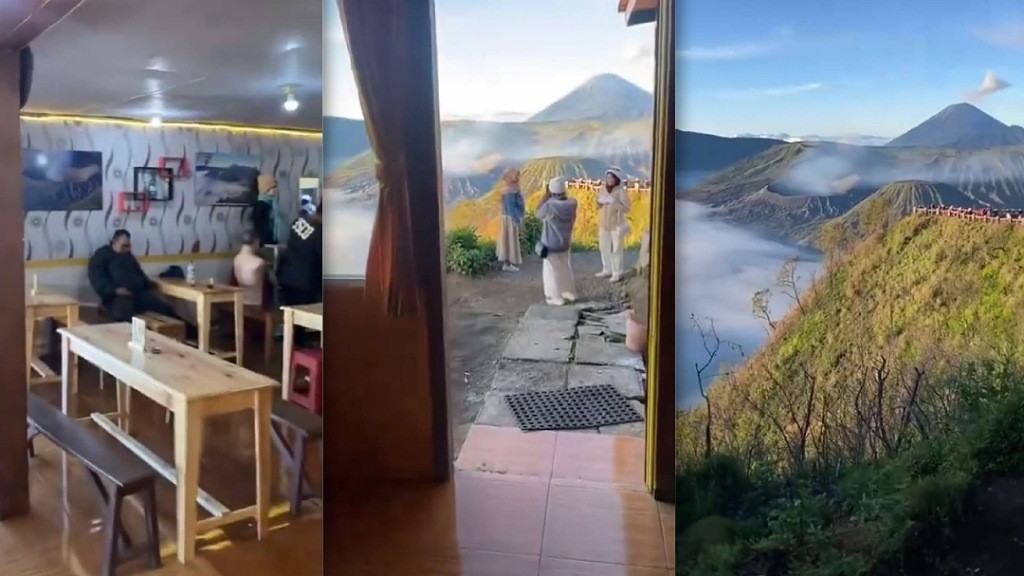 Viral Warung Kecil Punya Pemandangan Hamparan Awan, Netizen: MasyaAllah Indah Banget