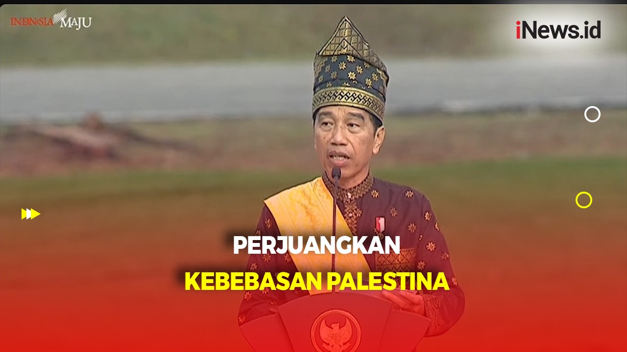 Jokowi Sebut Indonesia Konsisten Politik Bebas Aktif dan Perjuangkan Kebebasan Palestina