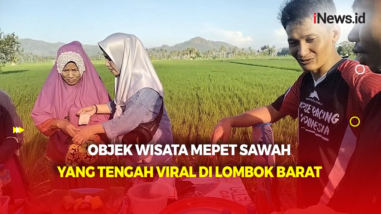 Menengok Wisata Mepet Sawah di Lombok Barat, Tawarkan Sensasi Makan Lesehan di Tepi Sawah