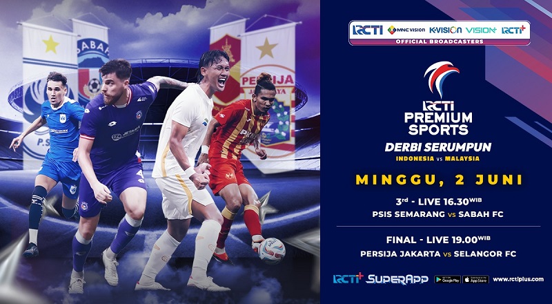 Jadwal Siaran Langsung Persija Jakarta vs Selangor FC, Final Derbi Serumpun Indonesia vs Malaysia, Live di RCTI+ SuperApp