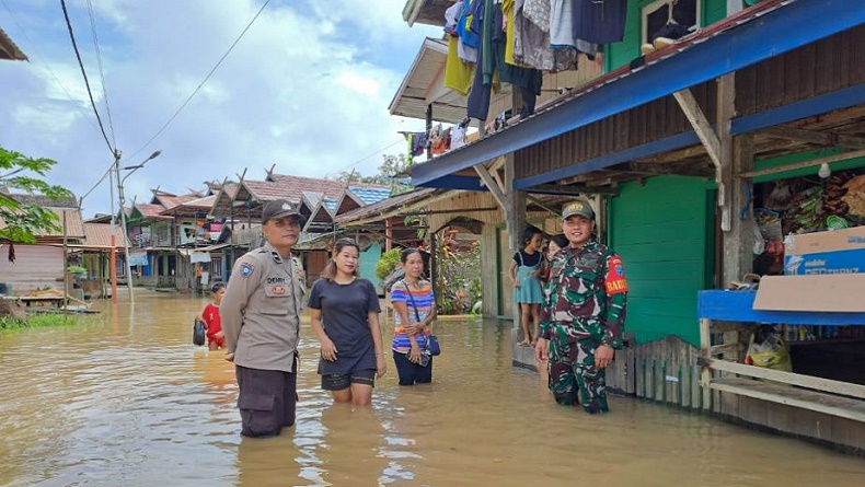 Banjir Landa Katingan Kalteng, BNPB: 5.700 Lebih Rumah Warga Terdampak