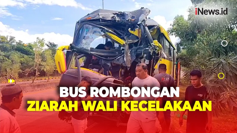 Bus Rombongan Ziarah Wali Tabrak Truk di Tol Pandaan-Malang, Sopir Diduga Alami Microsleep
