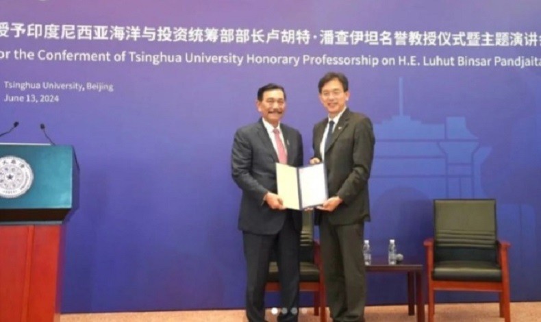 Cerita Luhut Terima Gelar Profesor Kehormatan dari Tsinghua University, Kampus Nomor 1 Asia