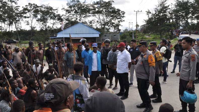 Bentrokan 2 Kelompok di  Wouma Jayawijaya, 2 Orang Tewas 5 Luka-Luka