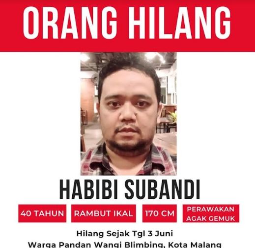 Dosen Universitas Brawijaya Habibi Subandi 2 Pekan Menghilang, Keluarga Panik