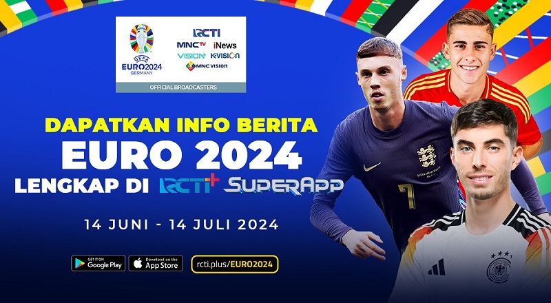Jadwal Matchday 1 Euro 2024, Tonton Live Streaming di RCTI+ SuperApp!