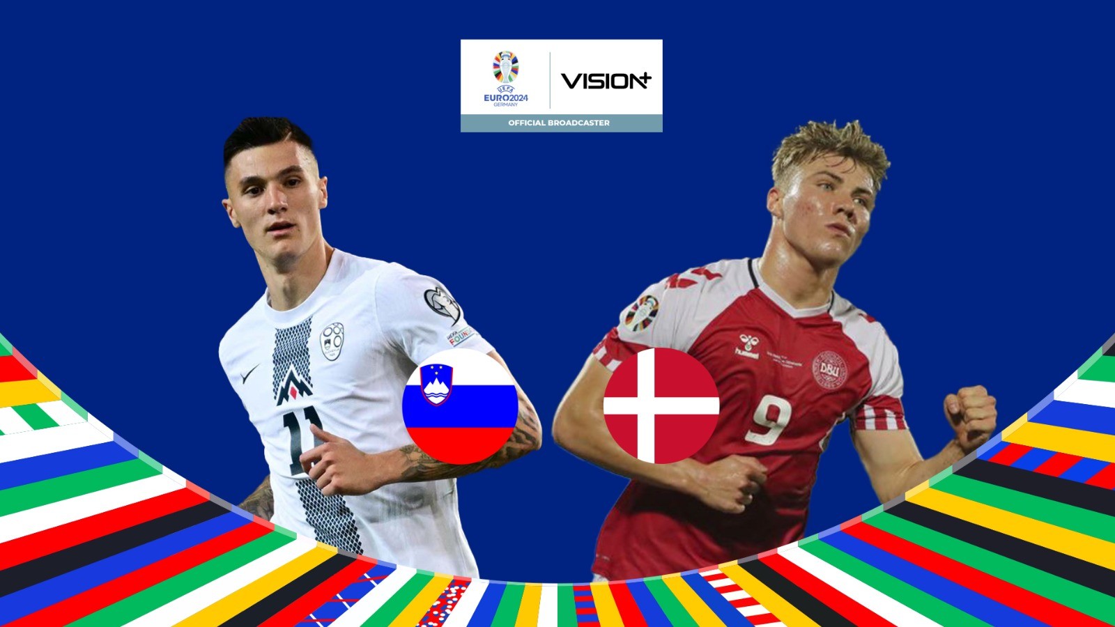 Link Live Streaming Euro 2024 Slovenia Vs Denmark Malam Ini di Vision+