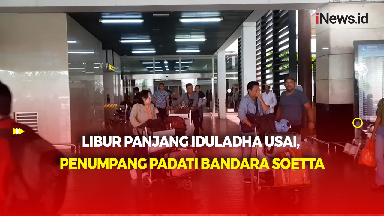Arus Balik Iduladha, 134.174 Penumpang Padati Bandara Soekarno Hatta Hari Ini