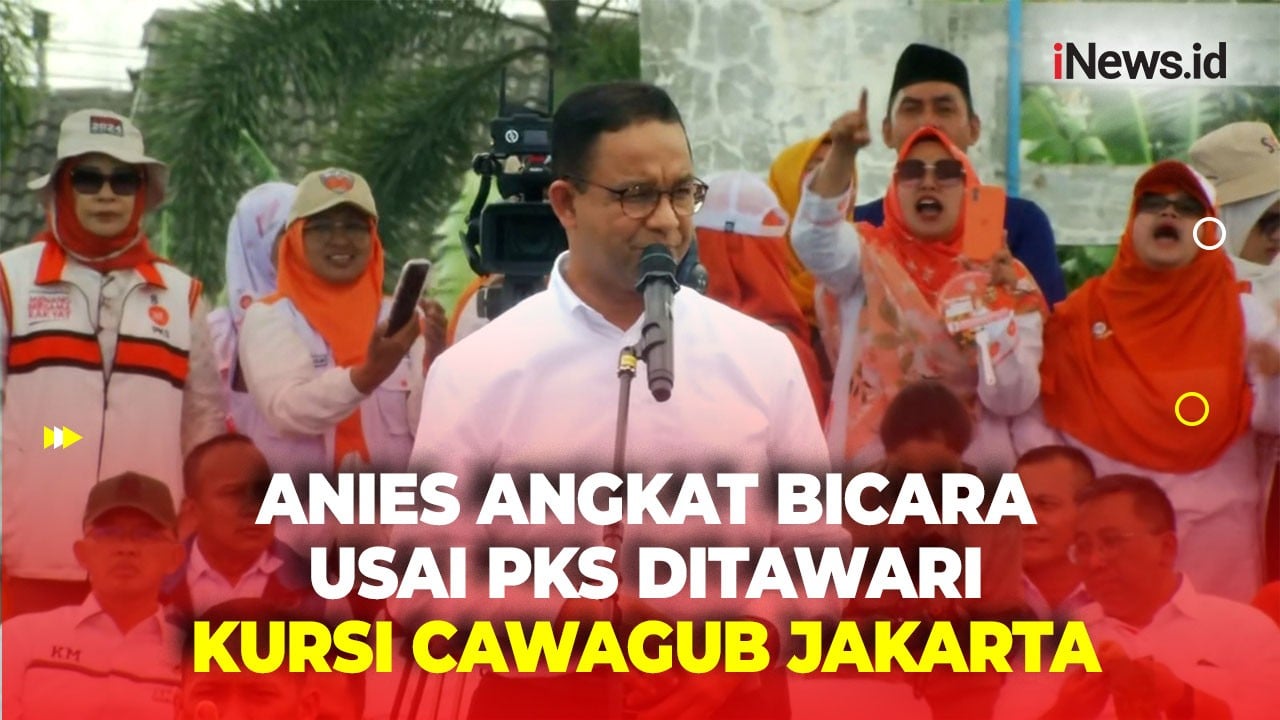 PKS Ditawari Kursi Cawagub Jakarta oleh KIM, Anies Singgung Kondisi Warga