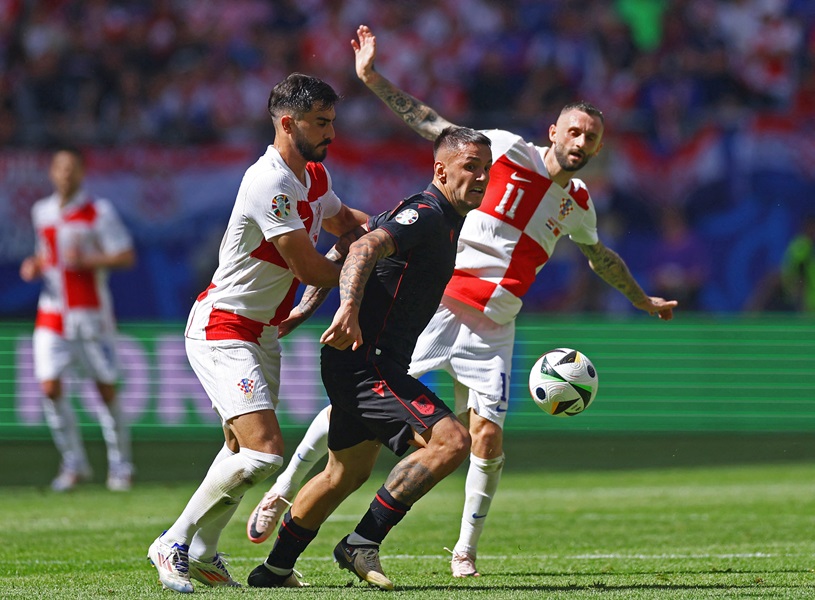 Hasil Euro 2024: Cetak Gol Cepat, Albania Unggul 1-0 Vs Kroasia di Babak Pertama
