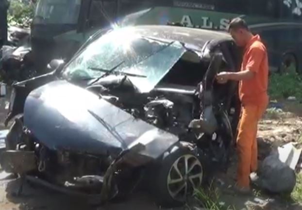 Kecelakaan Agya Tabrak Pembatas Jalan di Tol Cipularang, Korban Tewas jadi 3 Orang