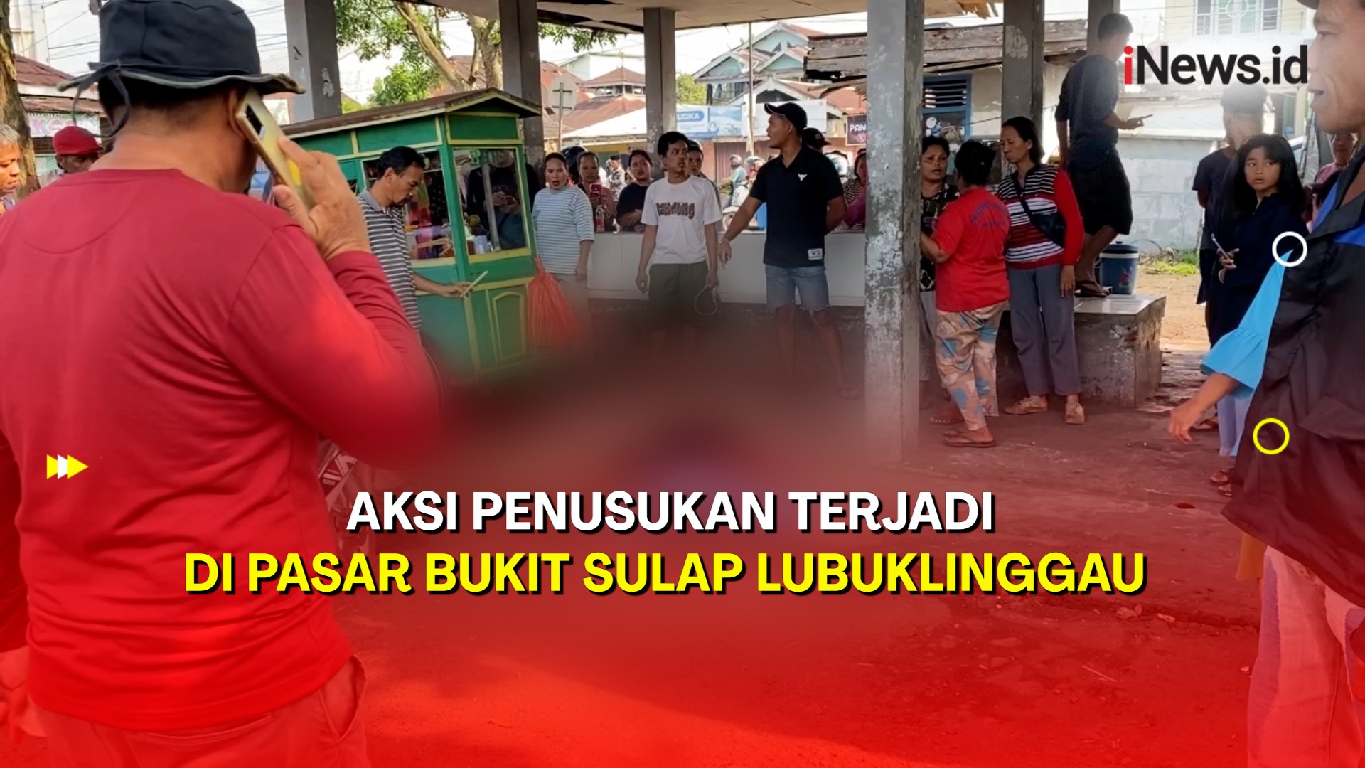  Tragis! Aksi Penusukan Terjadi di Pasar Bukit Sulap Lubuklinggau, 1 Orang Tewas