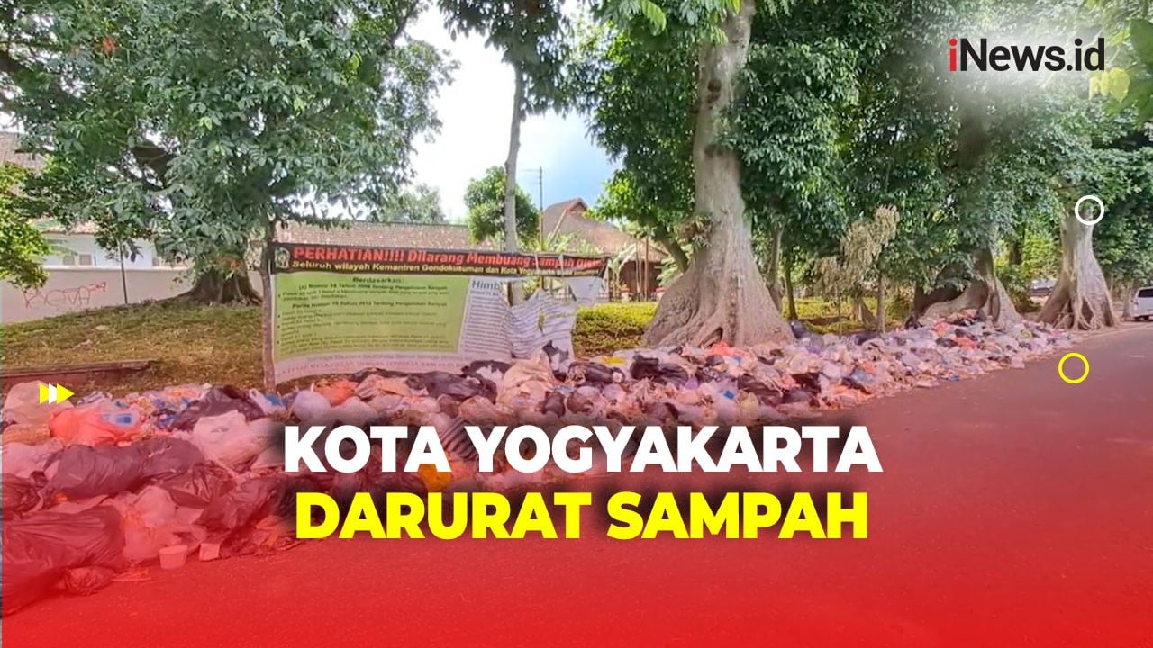 Jogja Darurat Sampah, Petugas Kewalahan hingga Pedagang Angkringan Sepi Pembeli
