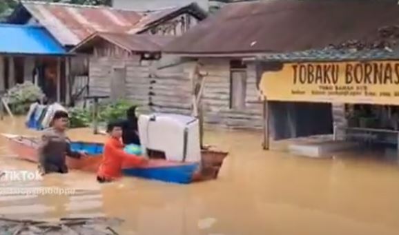 4 Daerah di Kawasan IKN Nusantara PPU Diterjang Banjir, Puluhan Rumah Terendam