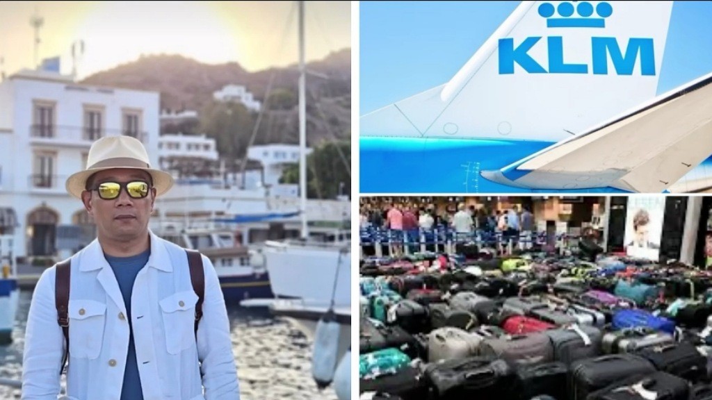 Viral Ridwan Kamil Komplain ke Maskapai KLM asal Belanda, Koper Milik Keluarganya Sering Hilang!