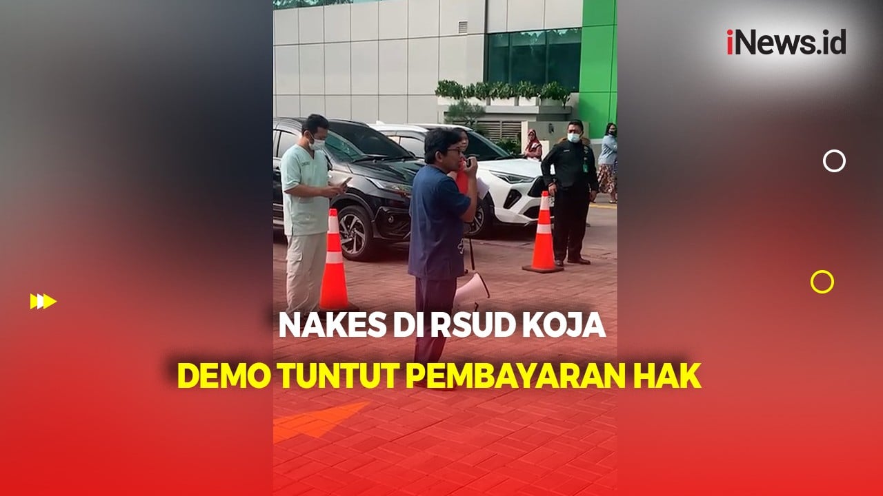 Viral! Nakes di RSUD Koja Jakarta Utara Demo Tuntut Pembayaran Hak 