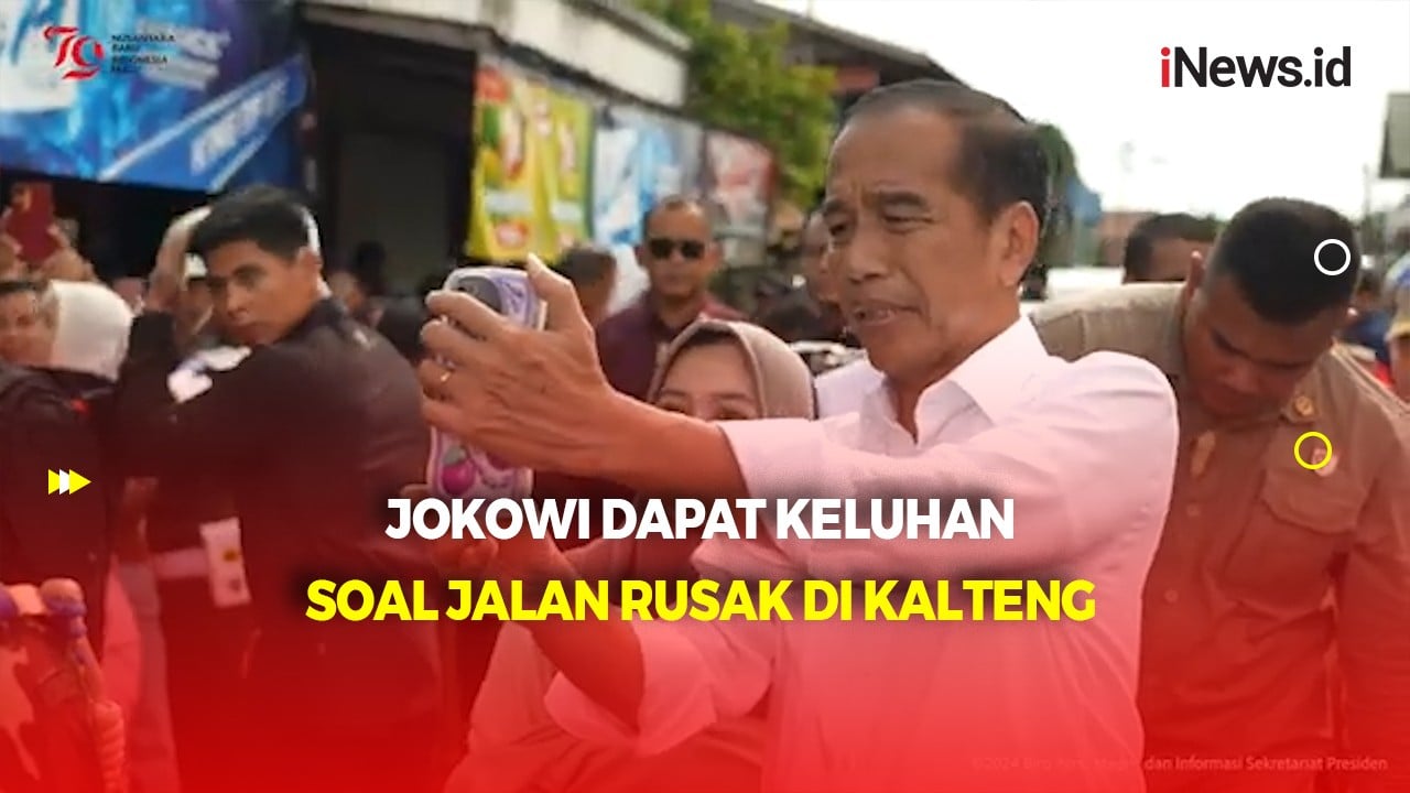 Kala Presiden Jokowi Dapat Keluhan Jalan Rusak di Kalteng karena Kurang APBD 