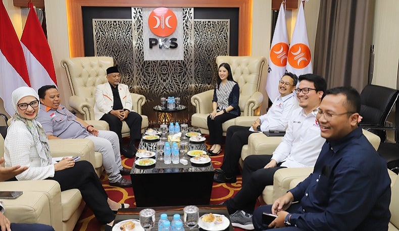 Ketua Harian DPP Partai Perindo Angela Tanoesoedibjo Bertemu Presiden PKS Ahmad Syaikhu, Bahas Apa?