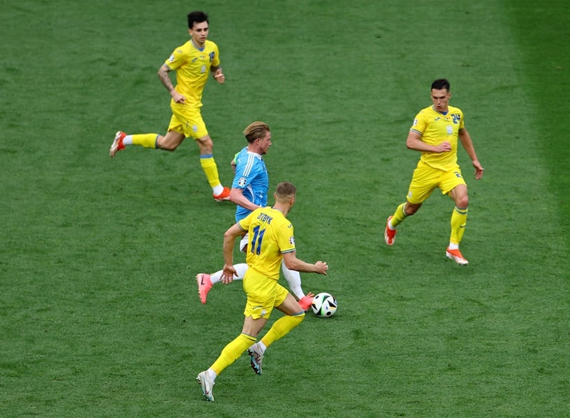 Hasil Euro 2024: Sengit! Duel Ukraina Vs Belgia Masih Tanpa Gol di Babak Pertama