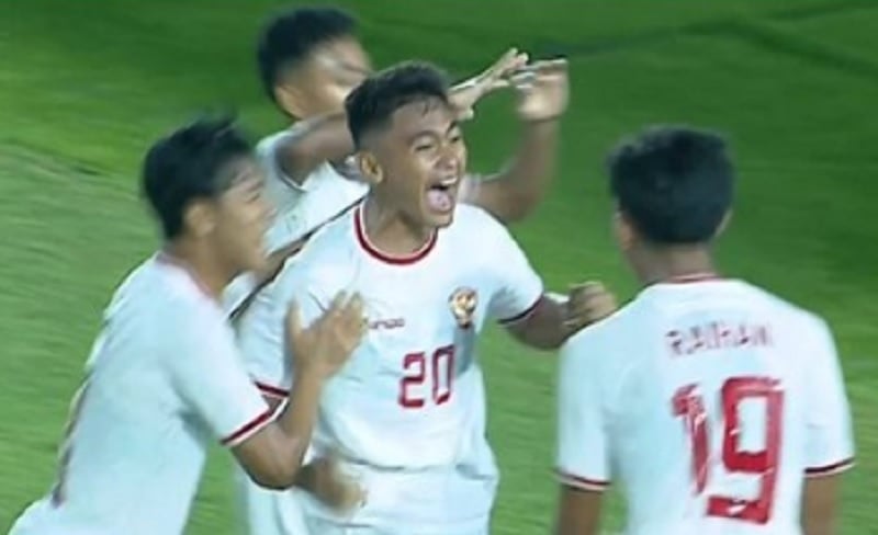 Hasil Timnas Indonesia U-16 Vs Laos: Mierza Bawa Garuda Asia Unggul 6-1
