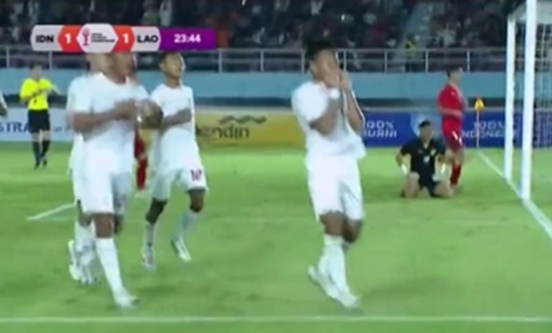 Hasil Timnas Indonesia U-16 Vs Laos: Penalti Zahaby Gholy Bawa Garuda Asia Samakan Kedudukan