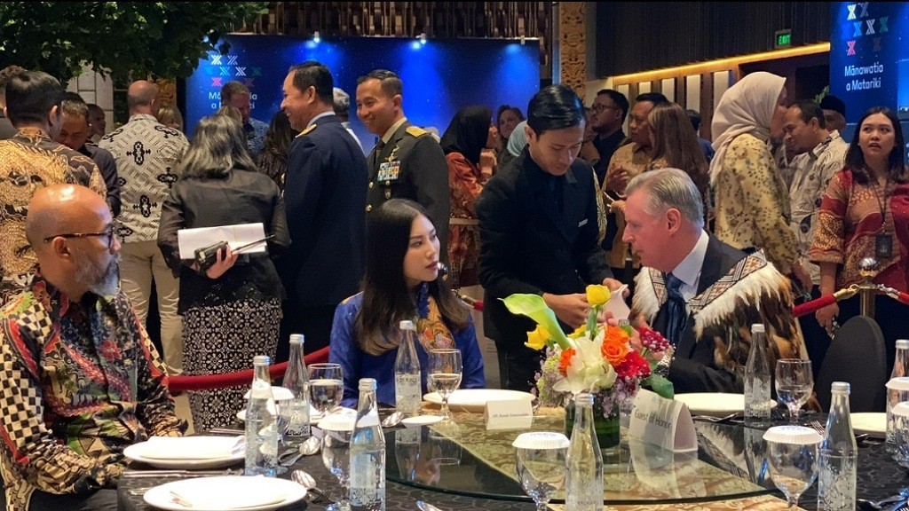 Momen Angela Tanoesoedibjo Hadiri Perayaan Diplomatik Tahun Baru Maori di Jakarta
