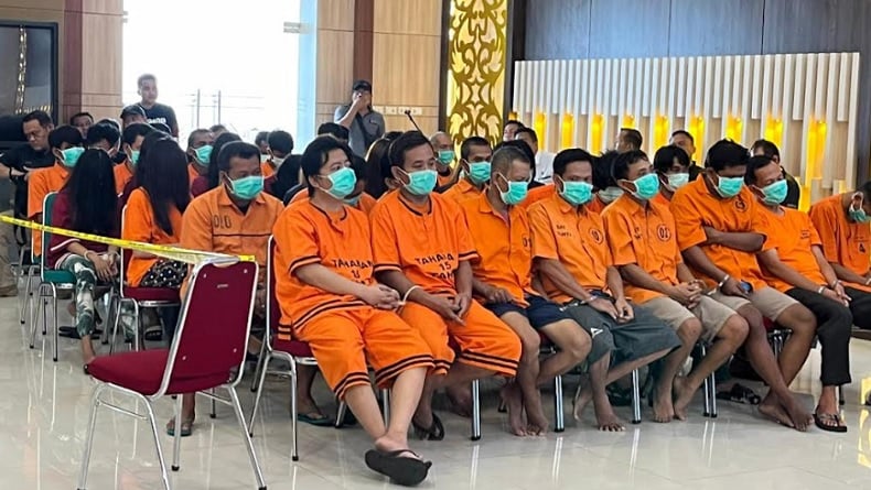 46 Tersangka Judi Online Ditangkap Polda Lampung, Termasuk Selebgram