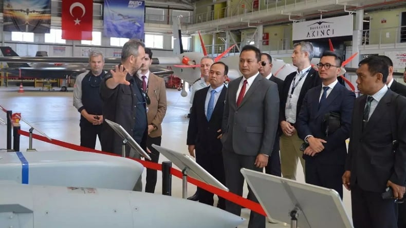 KSAU Marsekal Tonny Sambangi Baykar Technology, Produsen Drone Canggih asal Turki