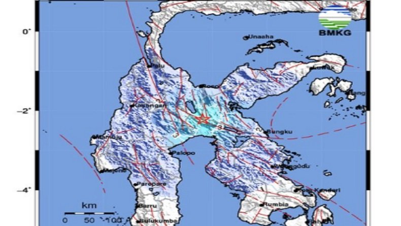 Gempa M4,9 Guncang Luwu Timur, Kedalaman 2 Km