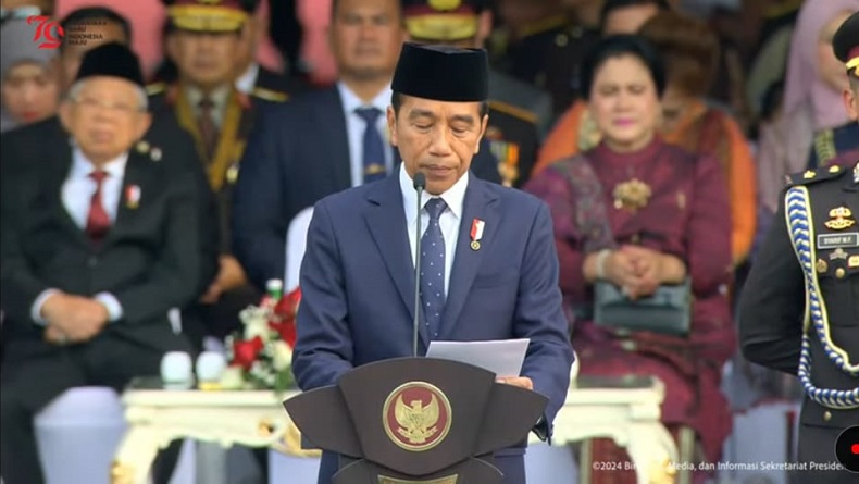 Jokowi Sebut Polri Punya Peran Penting di Masyarakat: Tidak Ada Liburnya