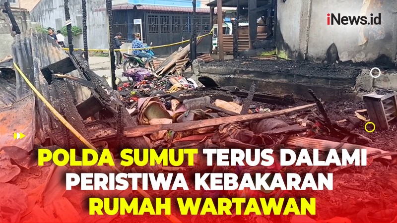 Ungkap Peristiwa Kebakaran Rumah Wartawan di Karo, Polda Sumut: 16 Saksi Diperiksa