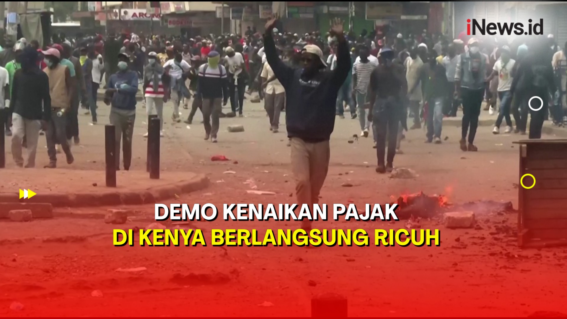Aksi Demonstrasi Tuntut Presiden Kenya Mundur Ricuh, Polisi Tembakkan Gas Air Mata 