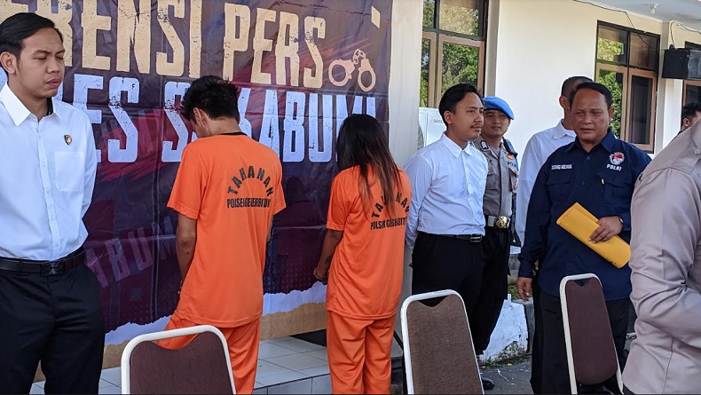 Sejoli Pembunuh IRT di Sukabumi Ditangkap di Cianjur