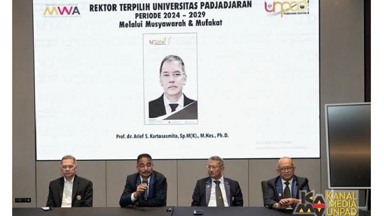 Arief S Kartasasmita Terpilih Aklamasi Jadi Rektor Unpad 2024-2029