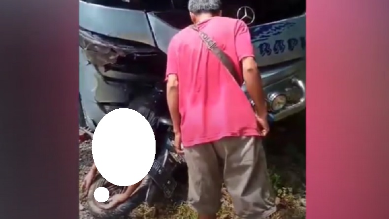 Identitas Pemotor Tewas Tersangkut Bumper Bus di Jambi, Wahyu 13 Tahun Warga Awin Jaya