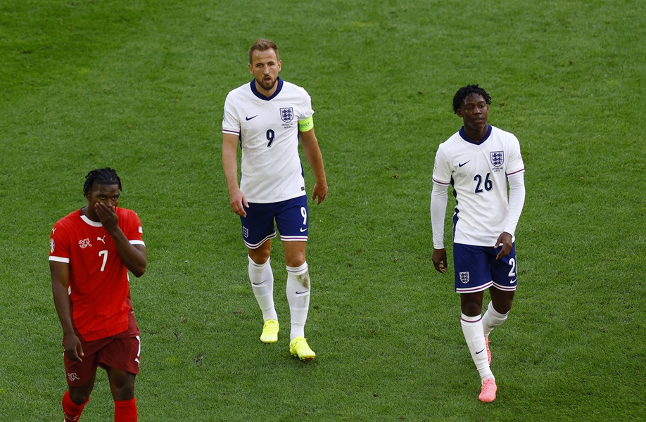 Hasil Euro 2024: Inggris Sulit Bobol Gawang Swiss, Skor 0-0 di Babak Pertama