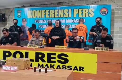 Polisi Gagalkan Peredaran 6 Kg Sabu di Makassar dan Selayar, 4 Orang Ditangkap