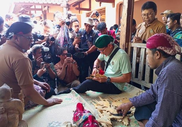 Menparekraf Sandi Dorong Desa Wisata Krebet Bantul Mendunia